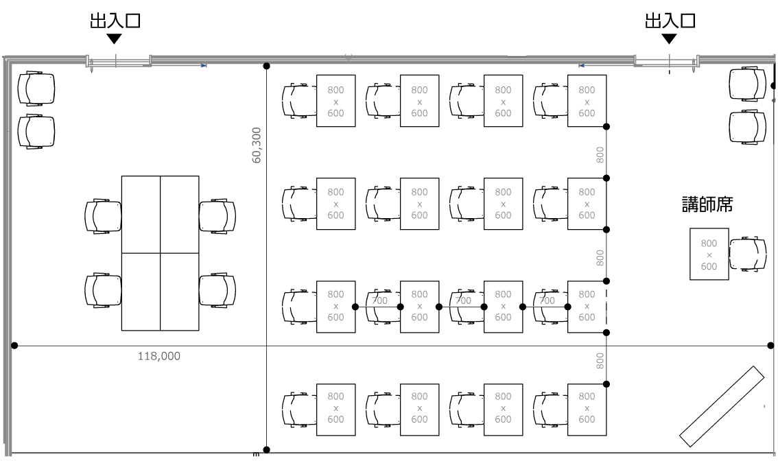 レンタルスペース間取り図